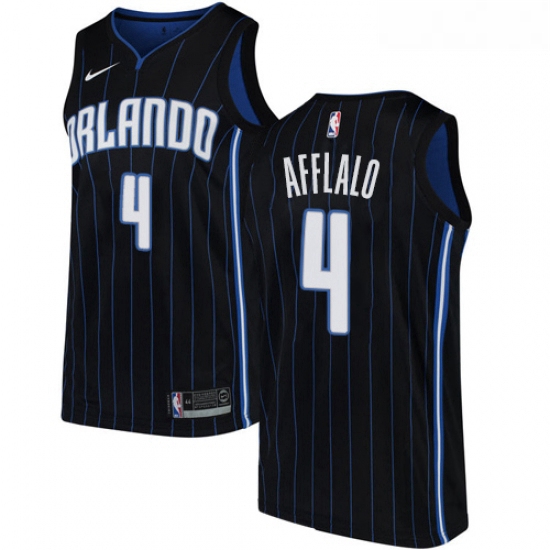 Youth Nike Orlando Magic 4 Arron Afflalo Authentic Black Alternate NBA Jersey Statement Edition