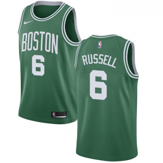 Youth Nike Boston Celtics 6 Bill Russell Swingman GreenWhite No 