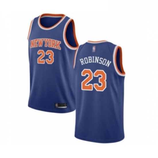 Youth New York Knicks 23 Mitchell Robinson Swingman Royal Blue Basketball Jersey Icon Edition