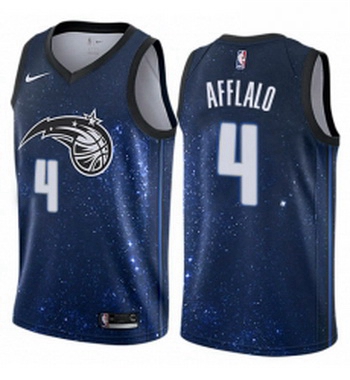 Youth Nike Orlando Magic 4 Arron Afflalo Swingman Blue NBA Jersey City Edition