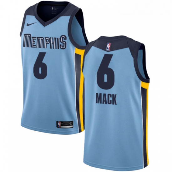 Youth Nike Memphis Grizzlies 6 Shelvin Mack Swingman Light Blue NBA Jersey Statement Edition