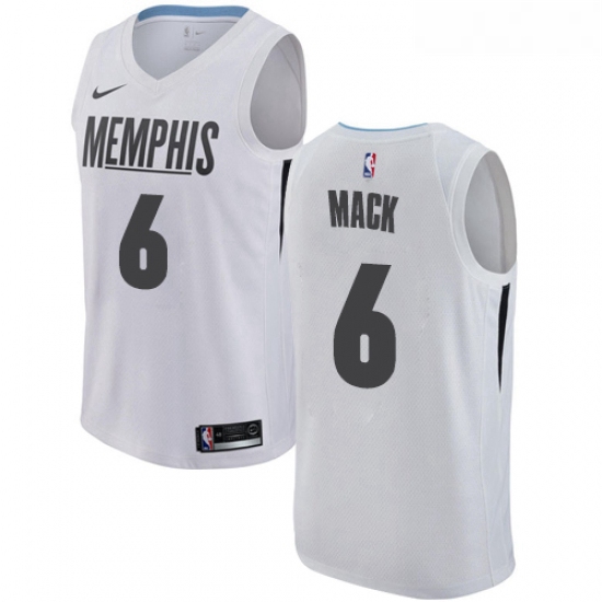 Youth Nike Memphis Grizzlies 6 Shelvin Mack Swingman White NBA Jersey City Edition