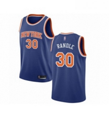 Youth New York Knicks 30 Julius Randle Swingman Royal Blue Basketball Jersey Icon Edition