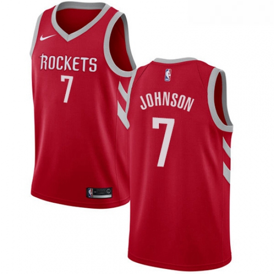 Youth Nike Houston Rockets 7 Joe Johnson Swingman Red NBA Jersey Icon Edition