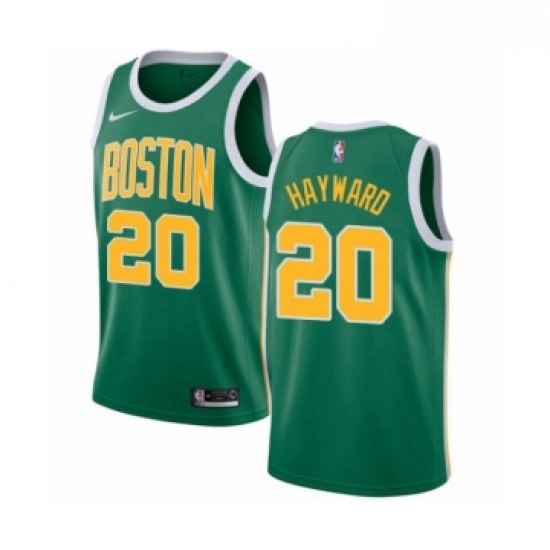 Youth Nike Boston Celtics 20 Gordon Hayward Green Swingman Jersey Earned Edition