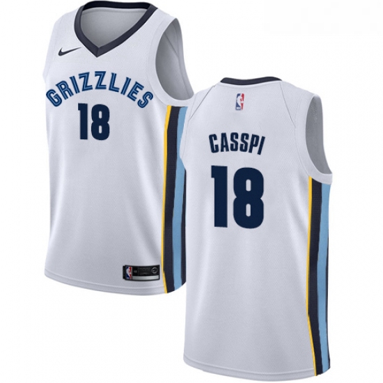 Youth Nike Memphis Grizzlies 18 Omri Casspi Swingman White NBA Jersey Association Edition