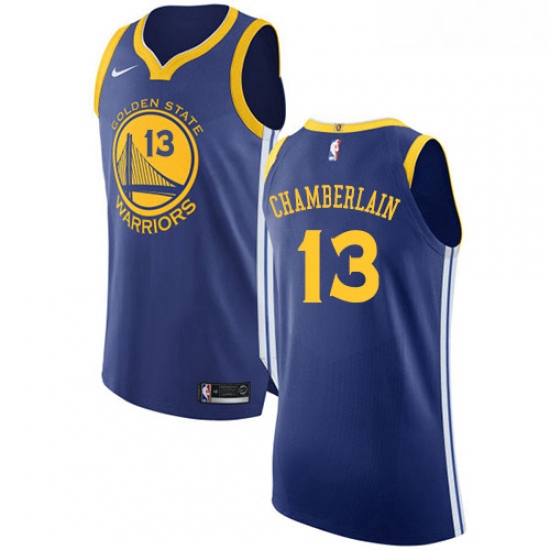 Youth Nike Golden State Warriors 13 Wilt Chamberlain Authentic Royal Blue Road NBA Jersey Icon Editi