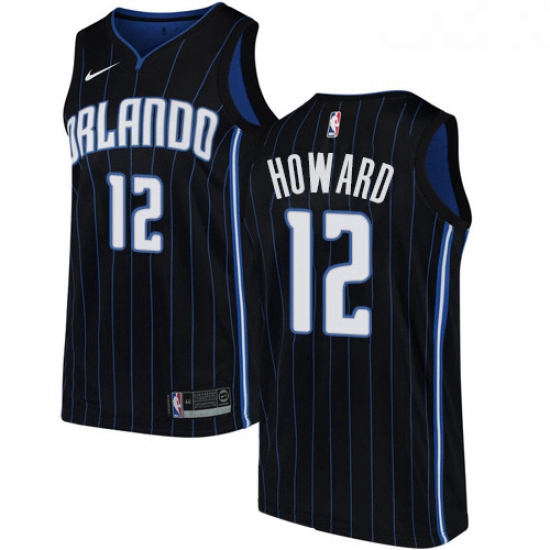 Youth Nike Orlando Magic 12 Dwight Howard Swingman Black Alternate NBA Jersey Statement Edition