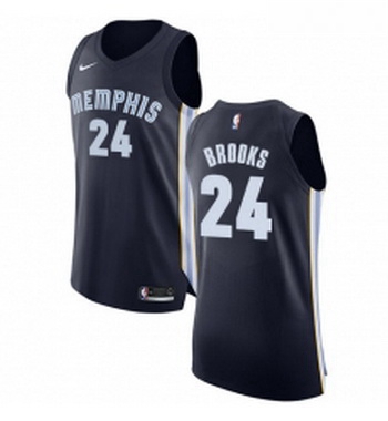 Youth Nike Memphis Grizzlies 24 Dillon Brooks Authentic Navy Blu