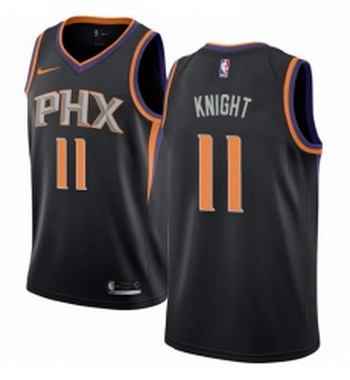 Youth Nike Phoenix Suns 11 Brandon Knight Authentic Black Altern