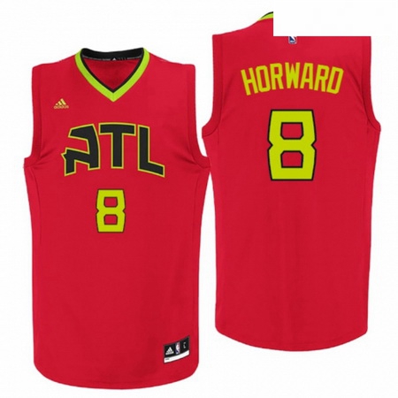 Atlanta Hawks 8 Dwight Howard 2016 Alternative Red New Swingman Jersey