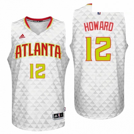 Atlanta Hawks 12 Dwight Howard Home White New Swingman Jersey