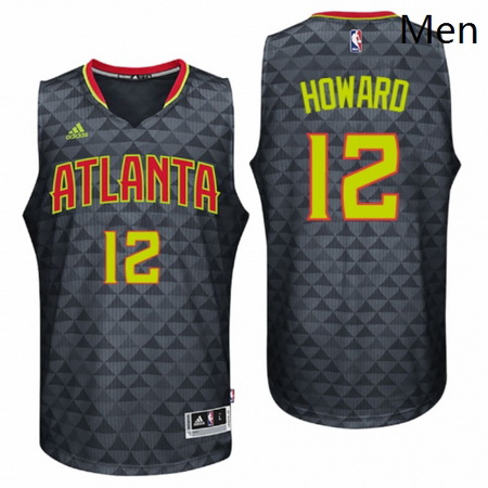 Atlanta Hawks 12 Dwight Howard Road Black New Swingman Jersey