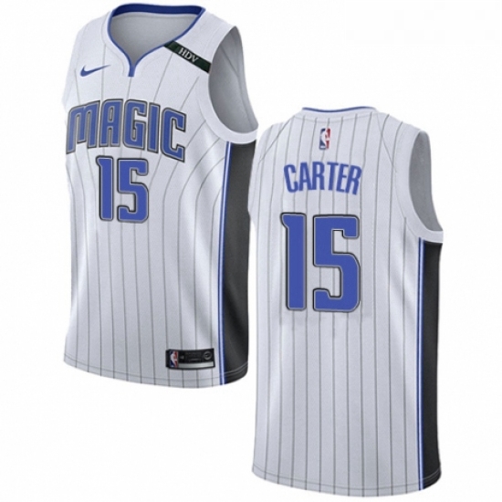 Youth Nike Orlando Magic 15 Vince Carter Authentic NBA Jersey Association Edition