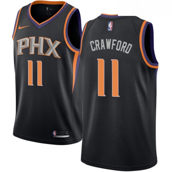 Youth Nike Phoenix Suns 11 Jamal Crawford Swingman Black NBA Jersey Statement Edition