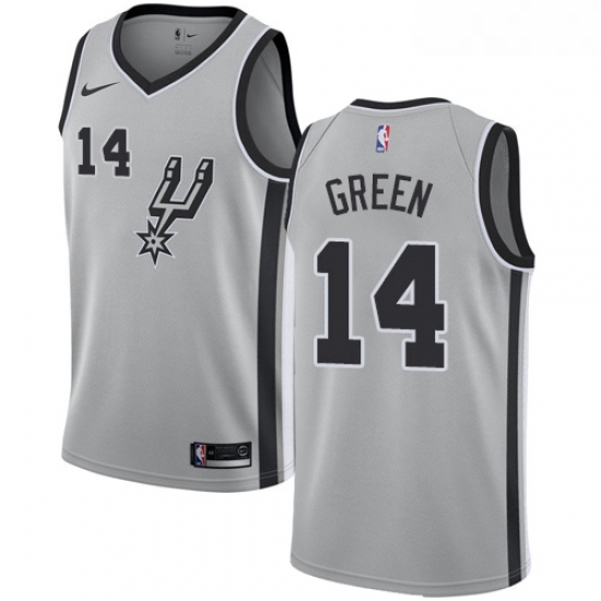 Youth Nike San Antonio Spurs 14 Danny Green Swingman Silver Alte