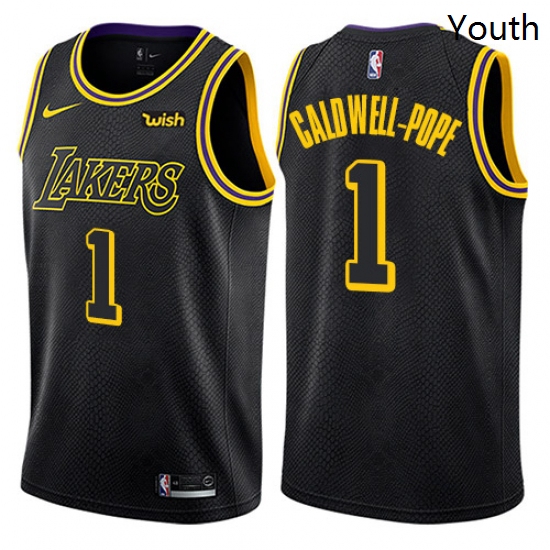 Youth Nike Los Angeles Lakers 1 Kentavious Caldwell Pope Swingma