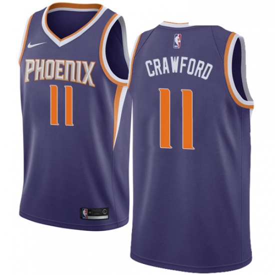 Youth Nike Phoenix Suns 11 Jamal Crawford Swingman Purple NBA Jersey Icon Edition