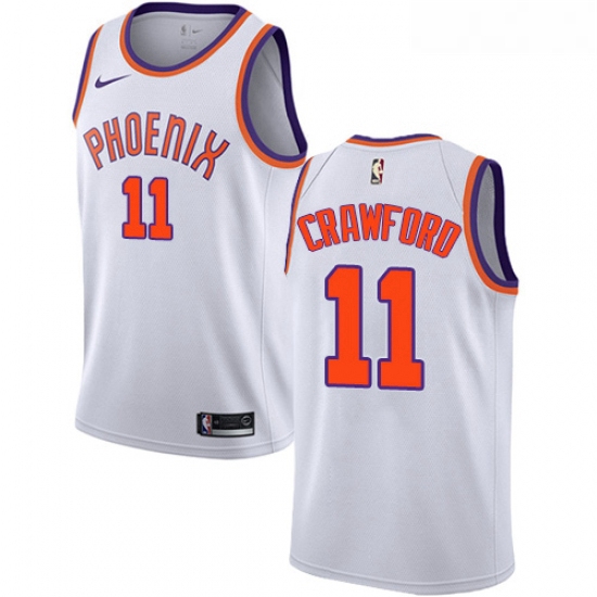 Youth Nike Phoenix Suns 11 Jamal Crawford Swingman White NBA Jersey Association Edition