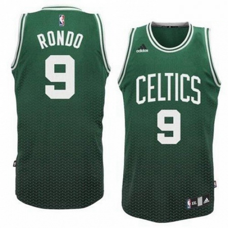 Celtics 9 Rajon Rondo Green Resonate Fashion Swingman Stitched NBA Jersey