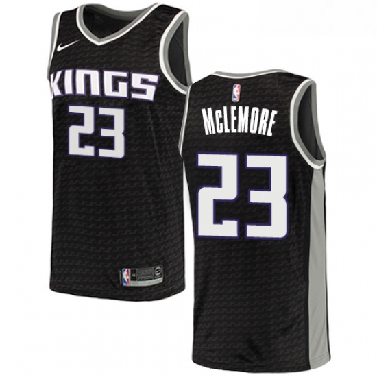 Youth Nike Sacramento Kings 23 Ben McLemore Swingman Black NBA Jersey Statement Edition