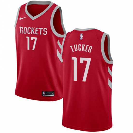 Youth Nike Houston Rockets 17 PJ Tucker Swingman Red NBA Jersey Icon Edition