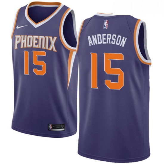 Youth Nike Phoenix Suns 15 Ryan Anderson Swingman Purple NBA Jersey Icon Edition