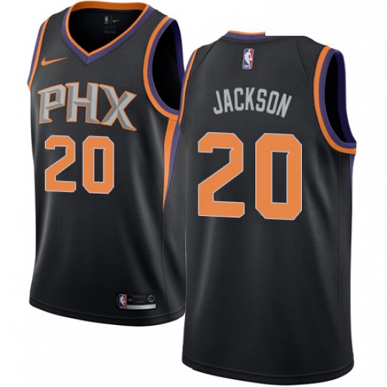 Youth Nike Phoenix Suns 20 Josh Jackson Authentic Black Alternate NBA Jersey Statement Edition