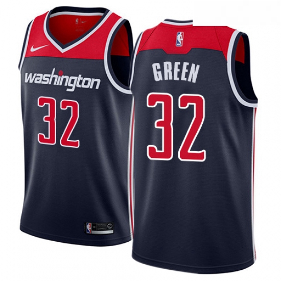 Youth Nike Washington Wizards 32 Jeff Green Swingman Navy Blue NBA Jersey Statement Edition