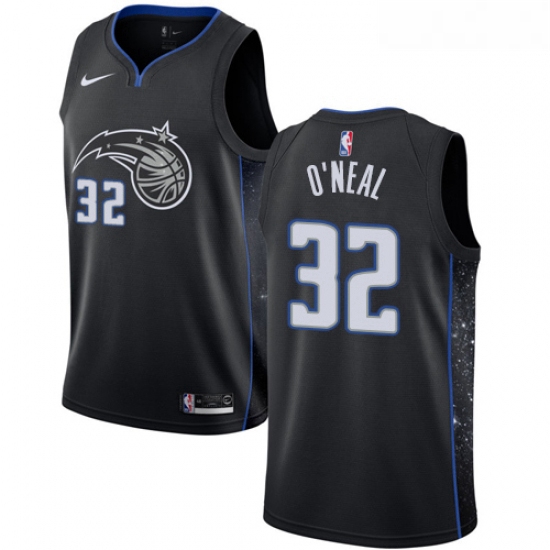 Youth Nike Orlando Magic 32 Shaquille ONeal Swingman Black NBA J