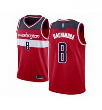 Youth Washington Wizards 8 Rui Hachimura Swingman Red Basketball Jersey Icon Edition