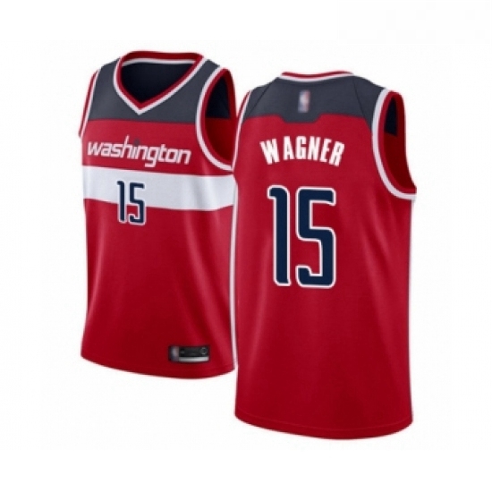 Youth Washington Wizards 15 Moritz Wagner Swingman Red Basketball Jersey Icon Edition