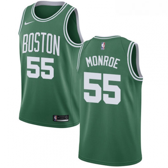 Youth Nike Boston Celtics 55 Greg Monroe Swingman GreenWhite No Road NBA Jersey Icon Edition