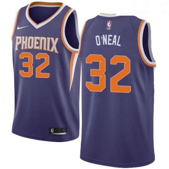 Youth Nike Phoenix Suns 32 Shaquille ONeal Swingman Purple Road NBA Jersey Icon Edition