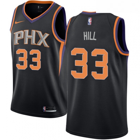 Youth Nike Phoenix Suns 33 Grant Hill Swingman Black Alternate NBA Jersey Statement Edition