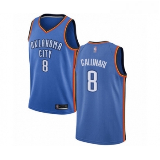 Youth Oklahoma City Thunder 8 Danilo Gallinari Swingman Royal Blue Basketball Jersey Icon Edition