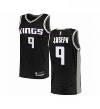 Youth Sacramento Kings 9 Cory Joseph Swingman Black Basketball Jersey Statement Edition