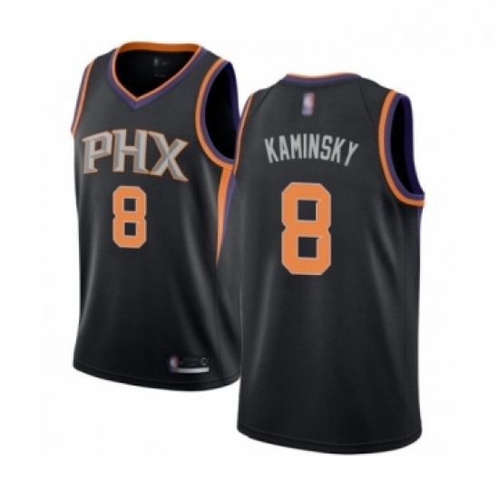 Youth Phoenix Suns 8 Frank Kaminsky Swingman Black Basketball Jersey Statement Edition