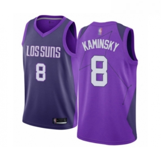 Youth Phoenix Suns 8 Frank Kaminsky Swingman Purple Basketball Jersey City Edition