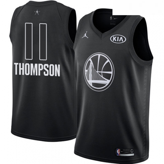 Youth Nike Jordan Golden State Warriors 11 Klay Thompson Swingman Black 2018 All Star Game NBA Jerse