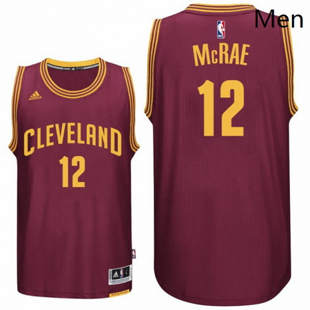 Cleveland Cavaliers 12 Jordan McRae New Swingman Road Wine Jersey