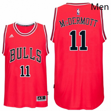 Chicago Bulls 11 Doug McDermott 2016 Road Red New Swingman Jerse