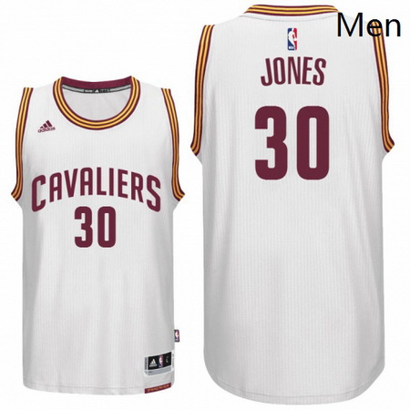 Cleveland Cavaliers 30 Dahntay Jones New Swingman White Home Jersey