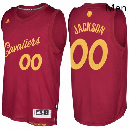 Mens Cleveland Cavaliers 00 Chris Andersen 2016 2017 Christmas Day Burgundy NBA Swingman Jersey