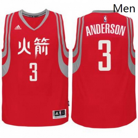 adidas Houston Rockets 3 Ryan Anderson Red Chinese New Year Swin