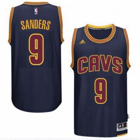 Mens Cleveland Cavaliers 9 Larry Sanders adidas Navy Player Swin