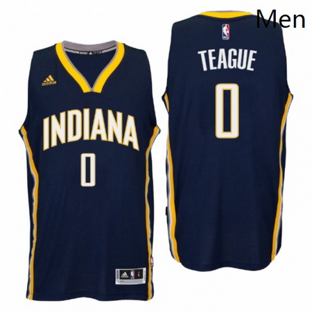 Indiana Pacers 0 Jeff Teague New Swingman Road Navy Jersey