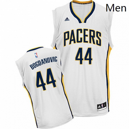 Mens Adidas Indiana Pacers 44 Bojan Bogdanovic Swingman White Home NBA Jersey