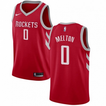 Mens Nike Houston Rockets 0 DeAnthony Melton Swingman Red NBA Je