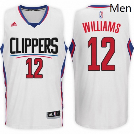 Los Angeles Clippers 12 Louis Williams Home White New Swingman Stitched NBA Jersey